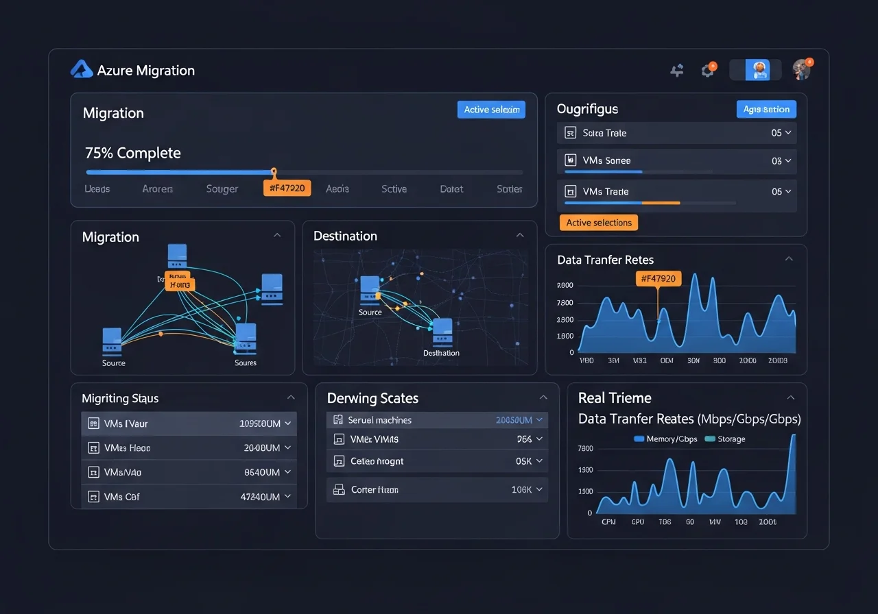 Migration infrastructure cloud Azure pour le Ministère de l'Industrie - Projet IT réalisé par AC-TECH Maroc